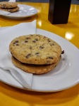 Chocolate filled chocolate chip cookie!